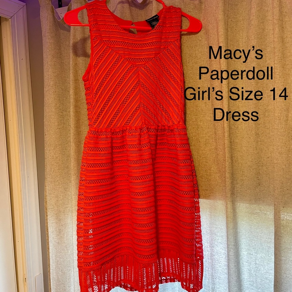 Macy’s Paper Doll Dress